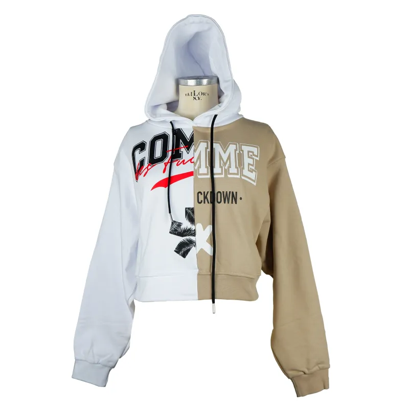 Comme Des Fuckdown Woman White Sweatshirts made by Siebentaschen