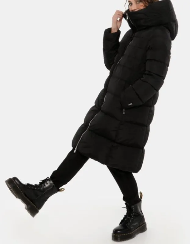 Add Woman Down Jacket Black made by Siebentaschen