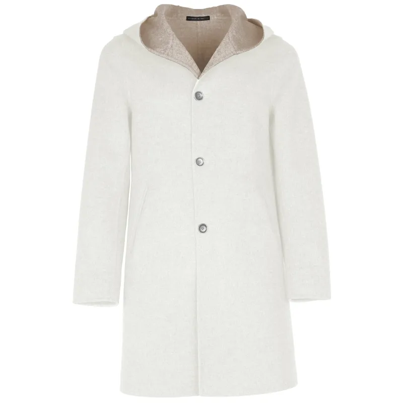 Loro Piana Fabric Man White Coats made by Siebentaschen