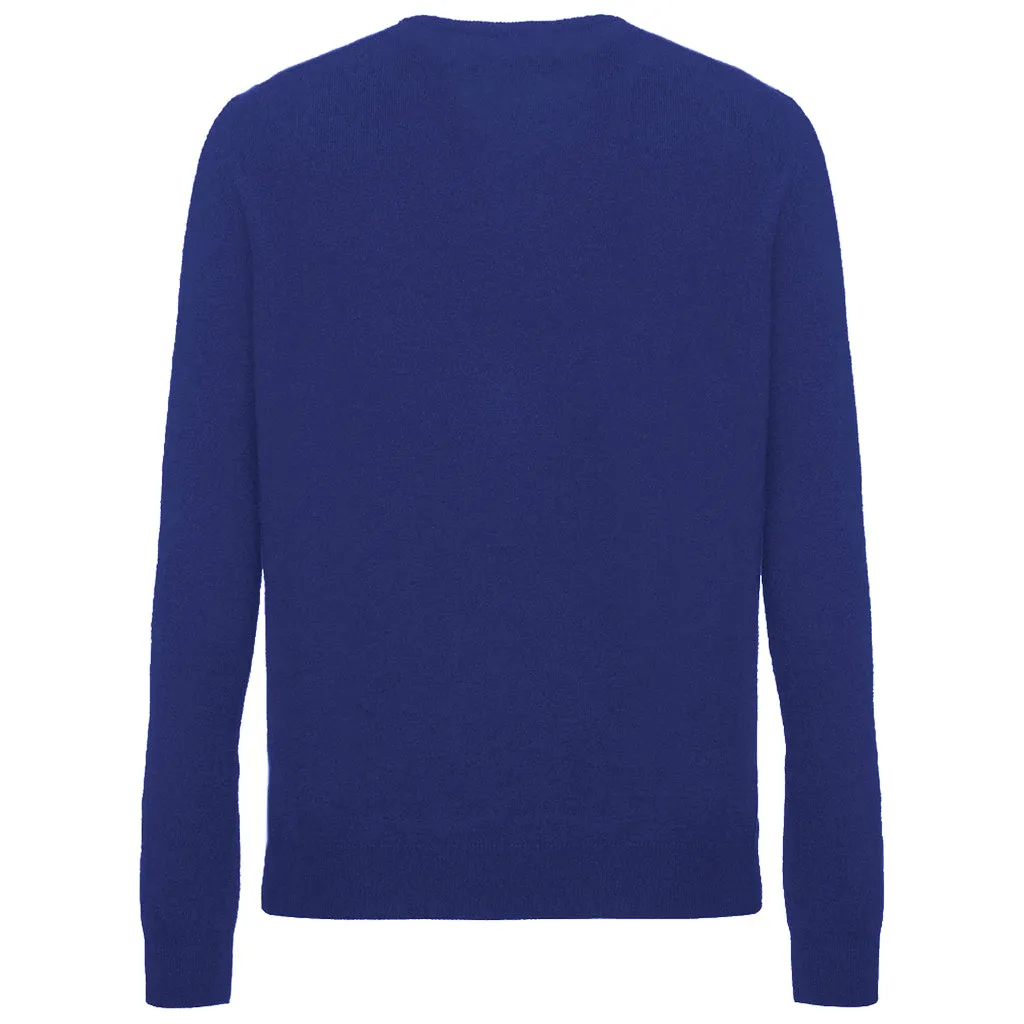 Malo Man Crew Neck Blend Cashmere Zaffiro Sweaters Blue sold by Siebentaschen product image thumbnail 2