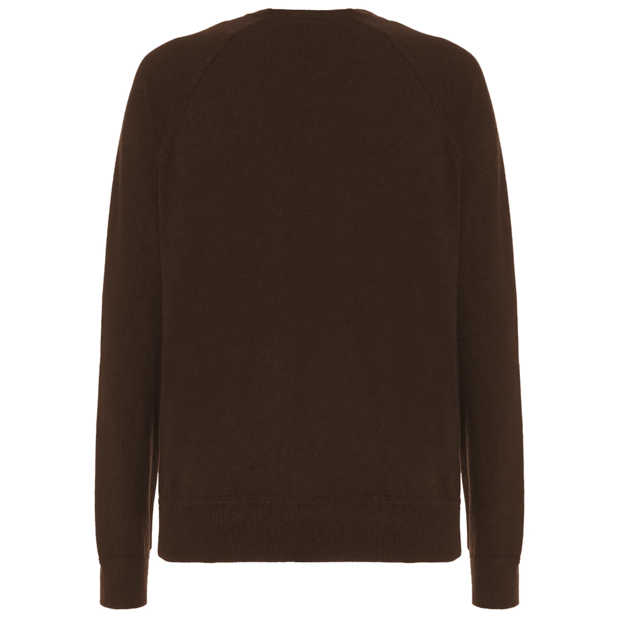 Malo Man Crew Neck Blend Cashmere Moro Sweaters Brown sold by Siebentaschen product image thumbnail 2