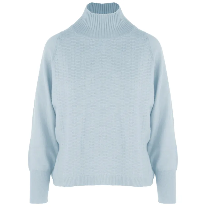 Malo Woman Light Blue Sweaters made by Malo