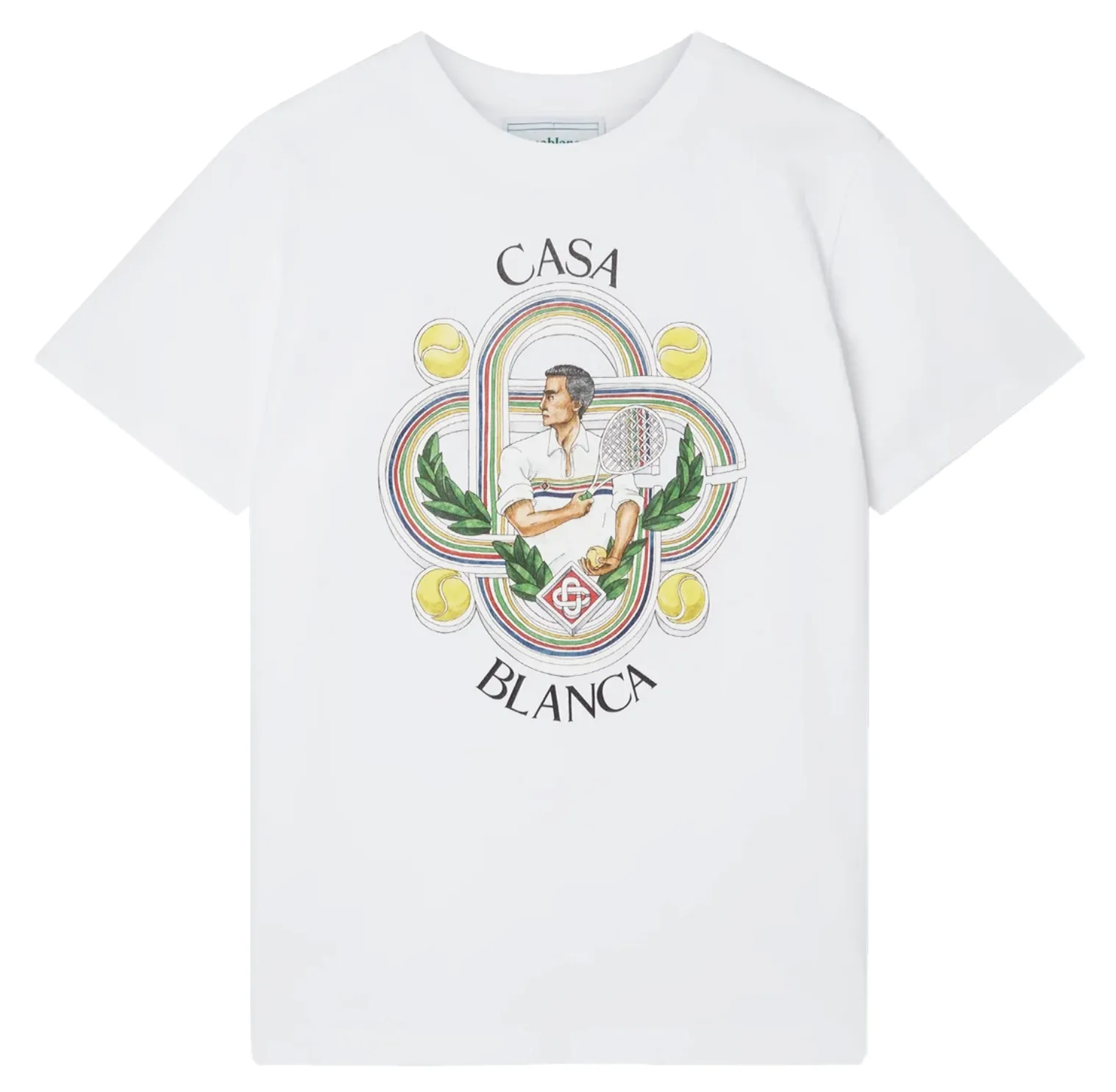 Casablanca Man White T-shirt & Top sold by Siebentaschen