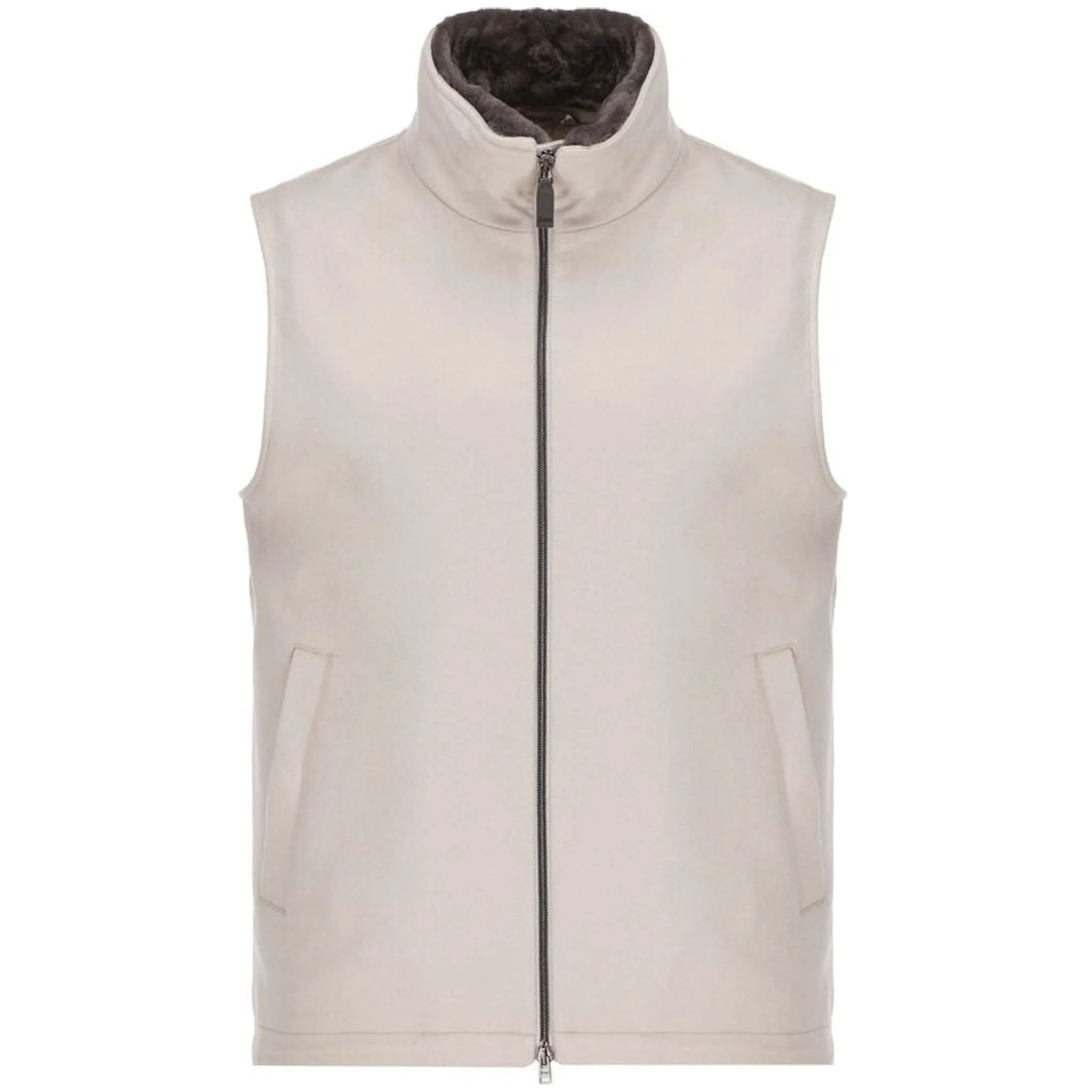 Herno Man Vest Cashmere Beige sold by Siebentaschen