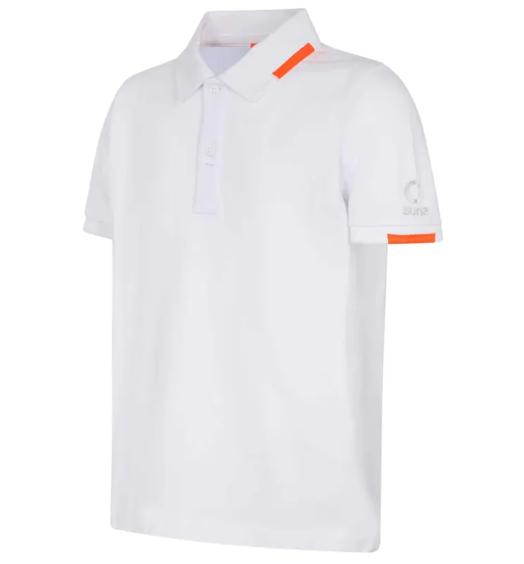 Suns Man White Polo made by Siebentaschen