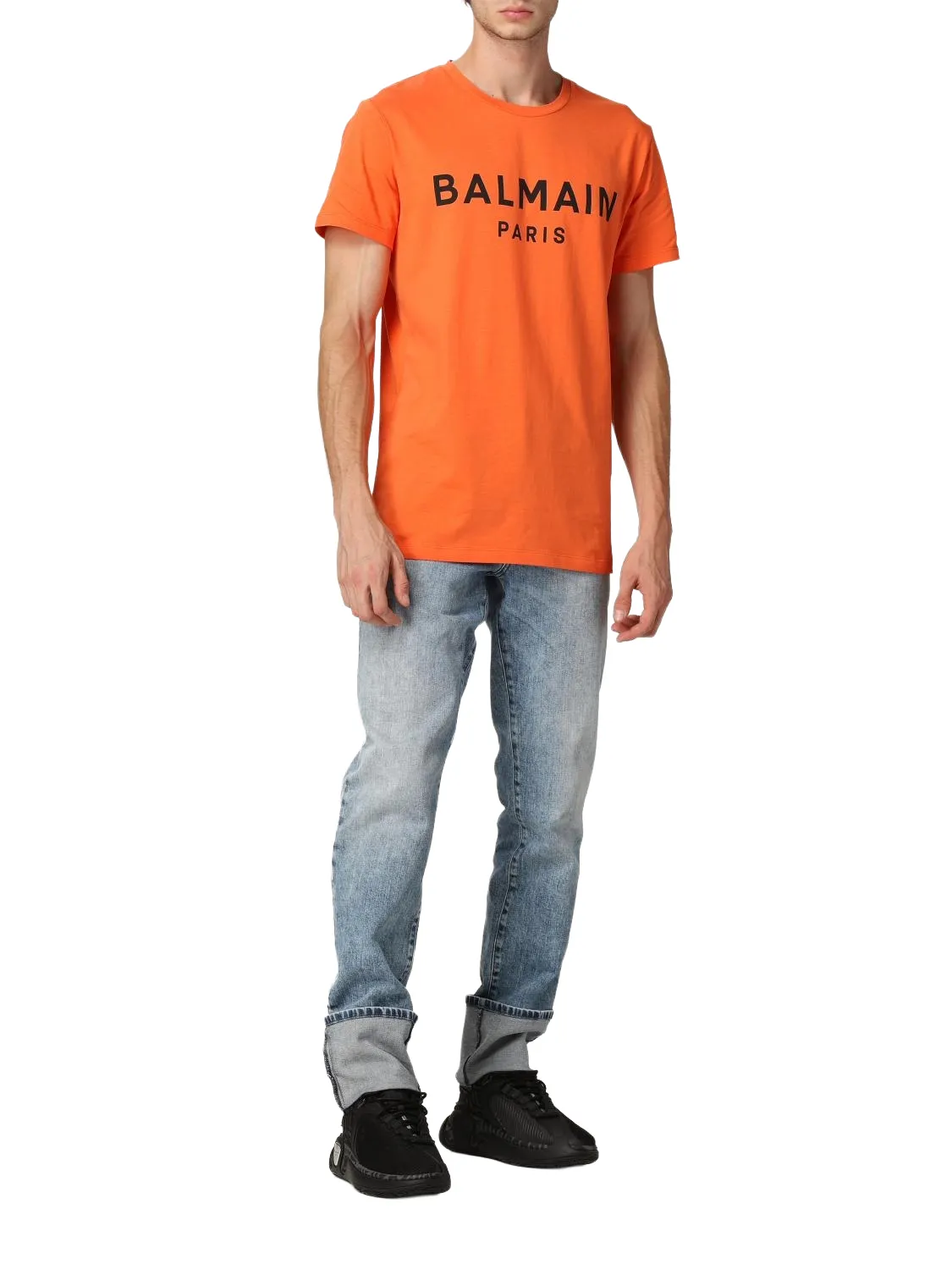 Balmain Man Orange T-shirt & Top sold by Siebentaschen product image thumbnail 3