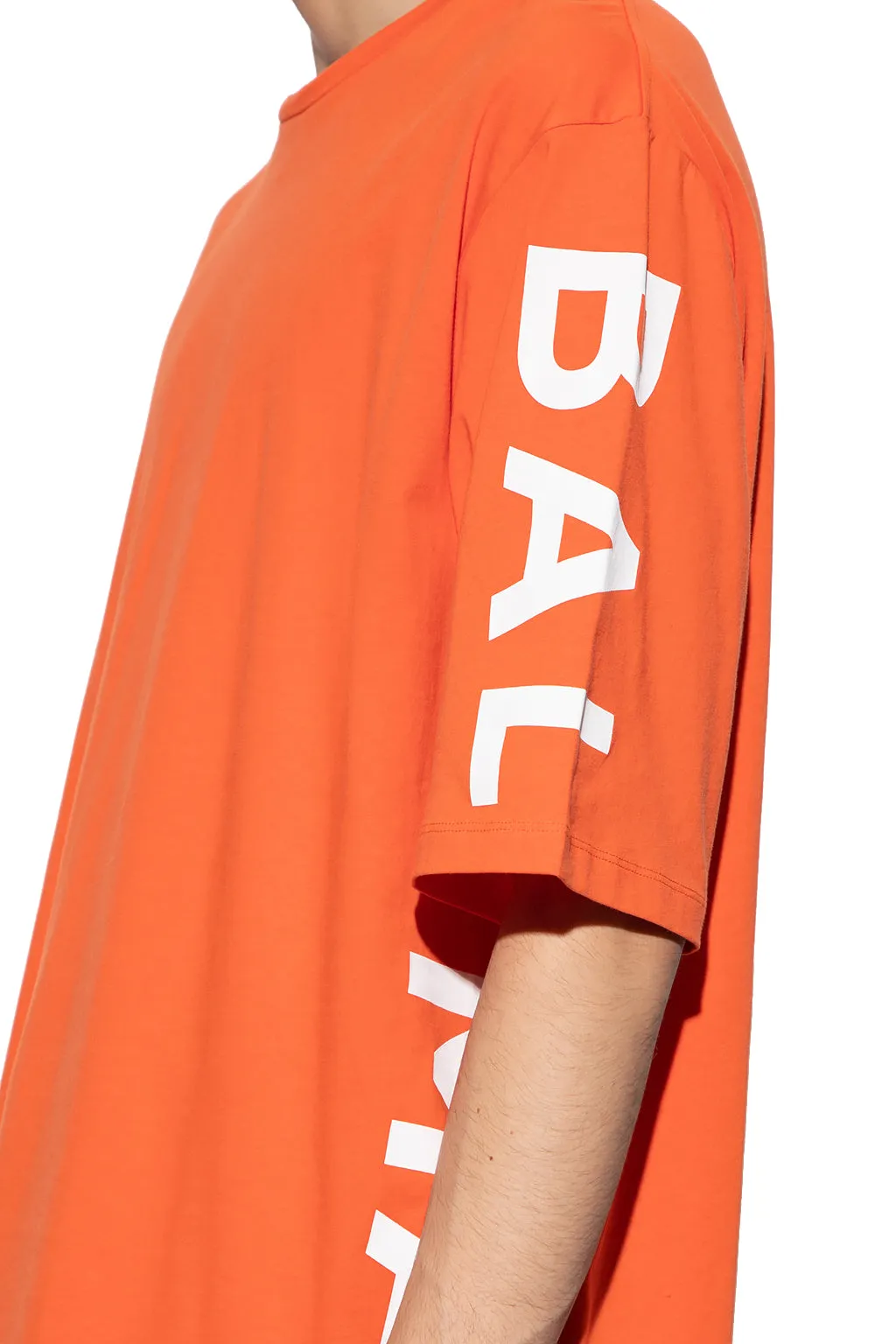 Balmain Man Orange T-shirt & Top sold by Siebentaschen product image thumbnail 4