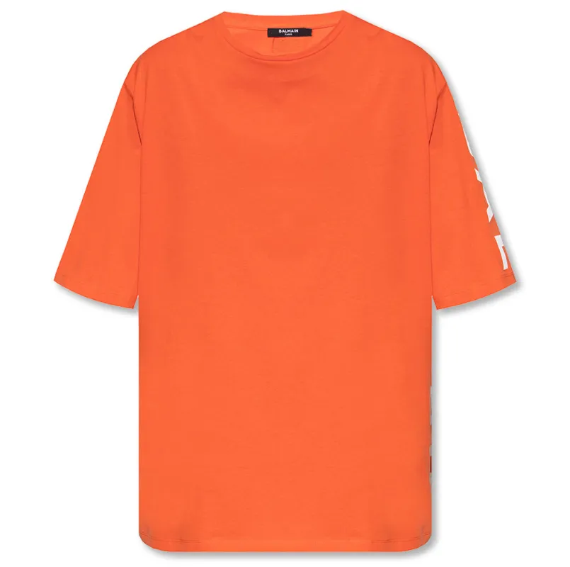 Balmain Man Orange T-shirt & Top made by Balmain