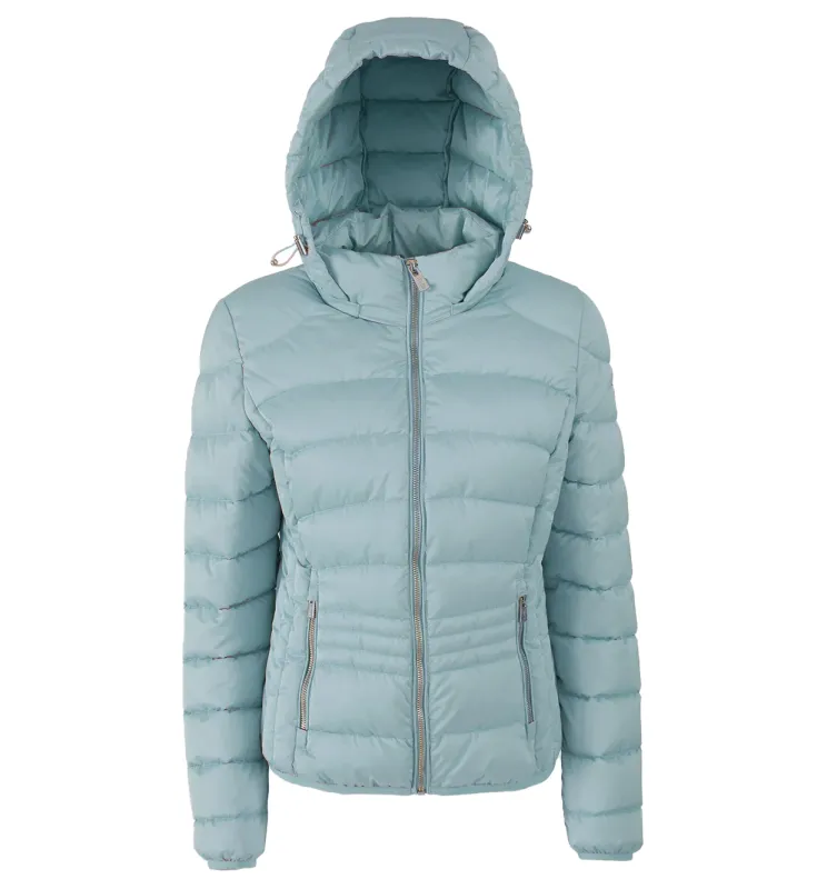 Yes Zee Woman Light Blue Jackets made by Siebentaschen