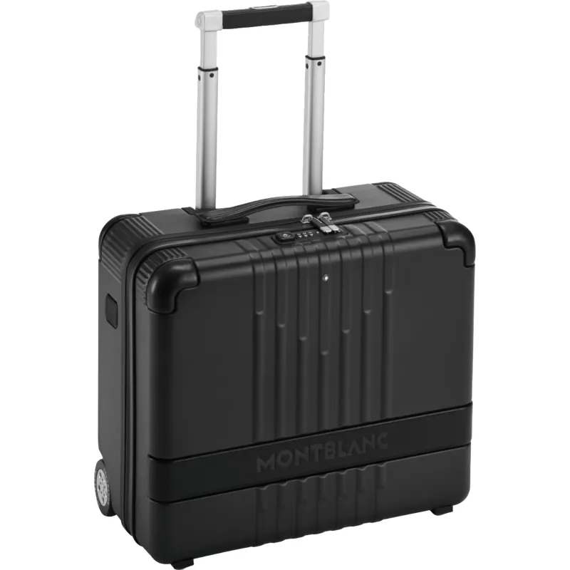 Montblanc Man Trolley Business Suitcases Black made by Mont Blanc