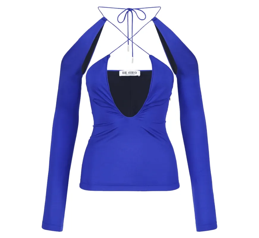 The Attico Woman Blue T-shirt & Top made by The Attico