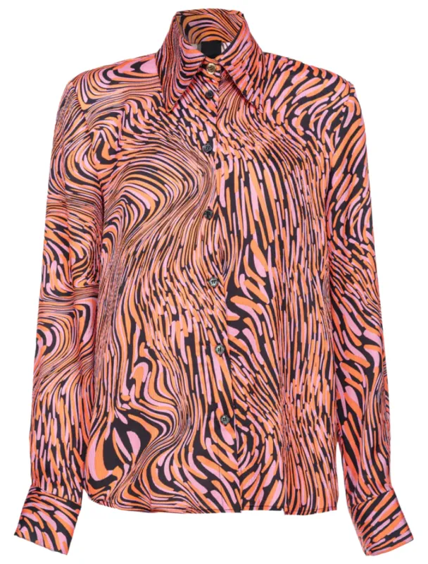 Pinko Woman Shirt Callisto Multicolor made by Pinko