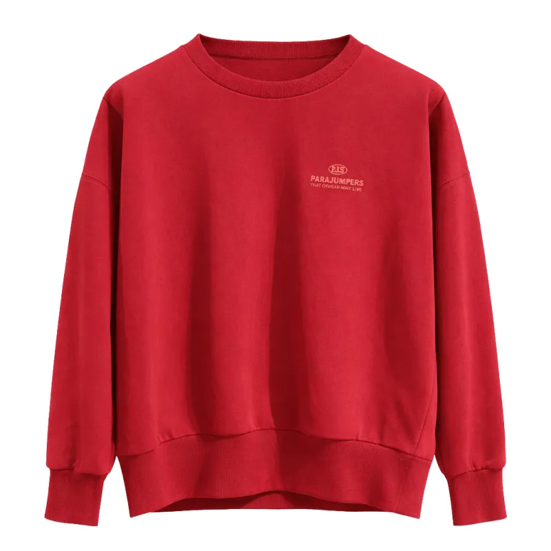Parajumpers Woman Red Sweatshirts made by Parajumpers