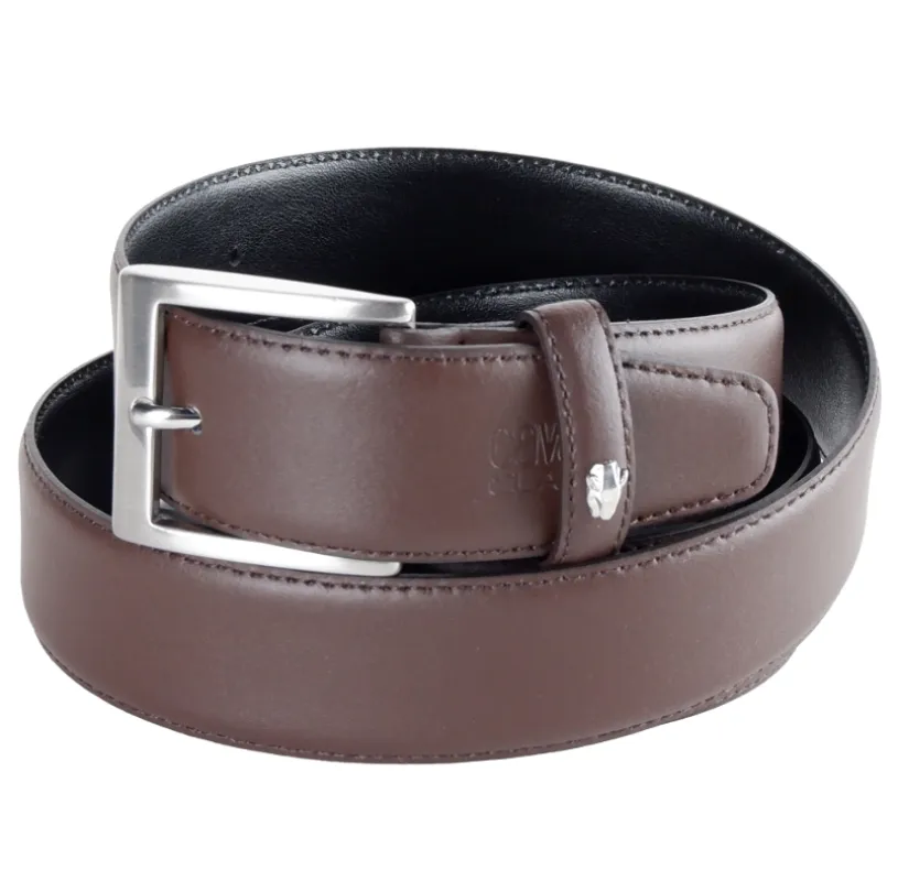 Cavalli Class Man Belts Brown made by Siebentaschen