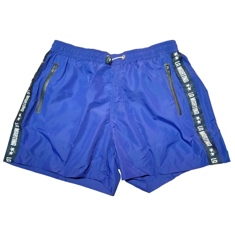 La Martina Man Swimwear Clematis Blue made by Siebentaschen