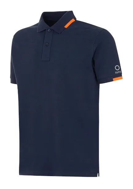 federico tag polo blu scuro sold by Siebentaschen product image thumbnail 2