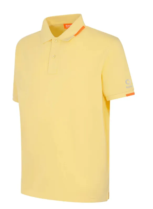 Suns Man Polo Yellow made by Siebentaschen