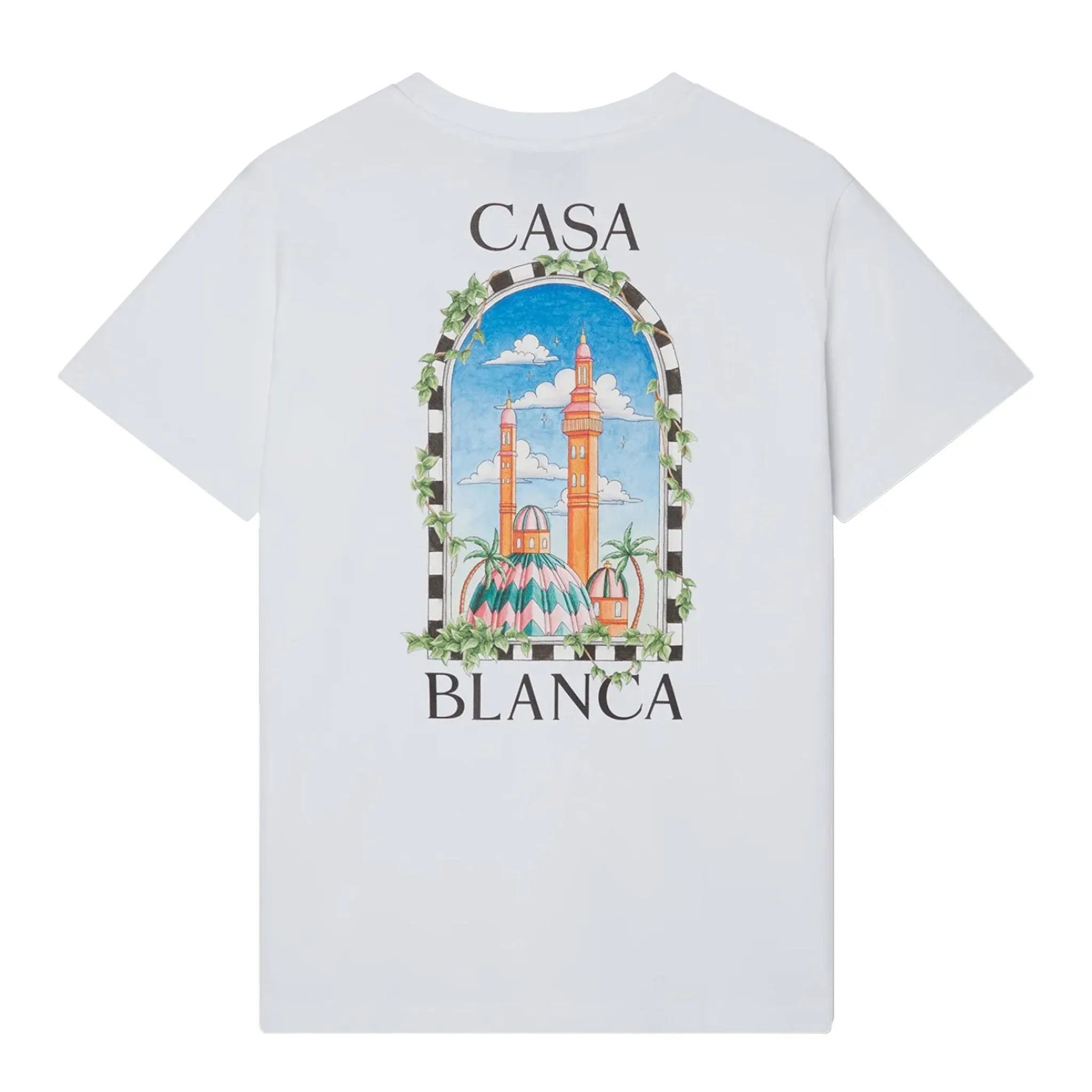 Casablanca Man T-Shirt Vue Damas White sold by Siebentaschen product image thumbnail 2