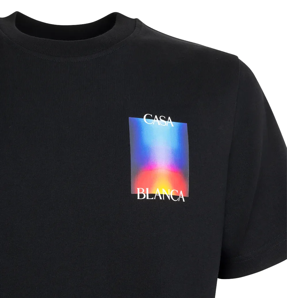 Casablanca Man T-Shirt Gradient Stacked Black sold by Siebentaschen product image thumbnail 3