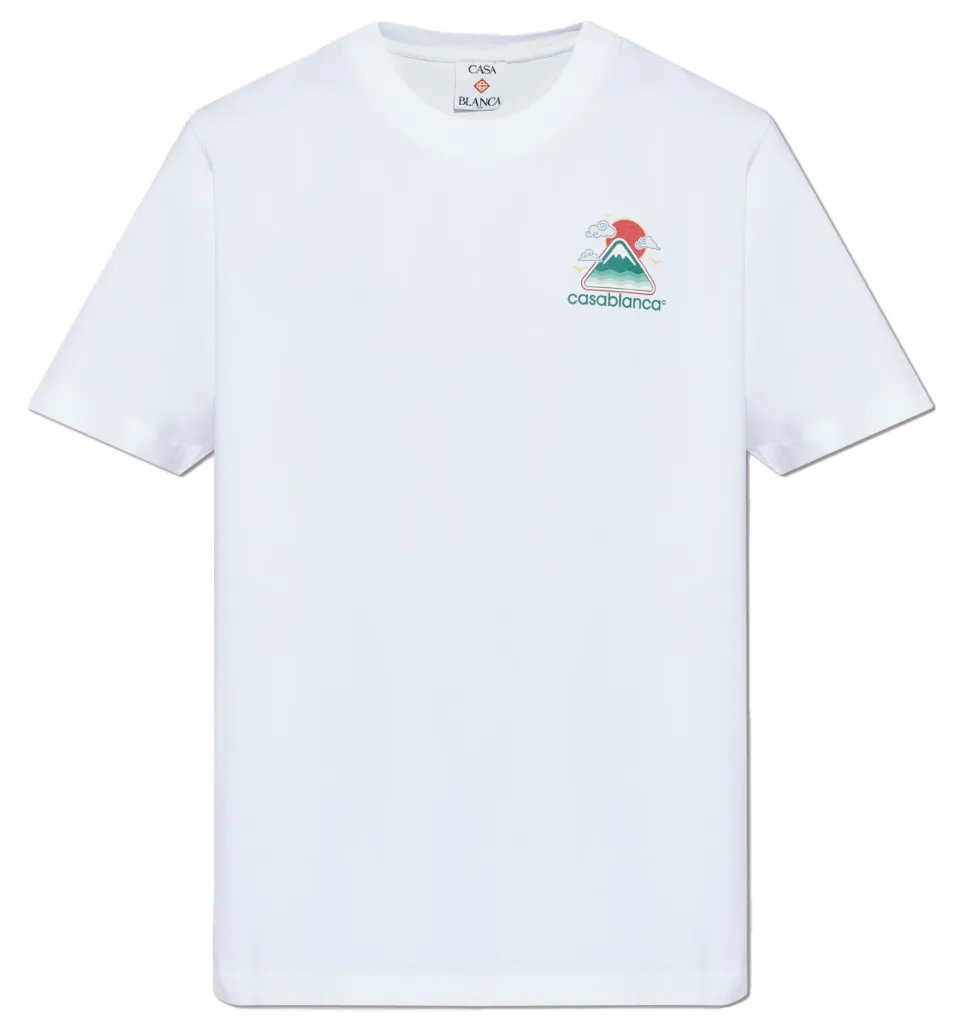 Casablanca Man T-Shirt Montagne Ondulée White sold by Siebentaschen product image thumbnail 5