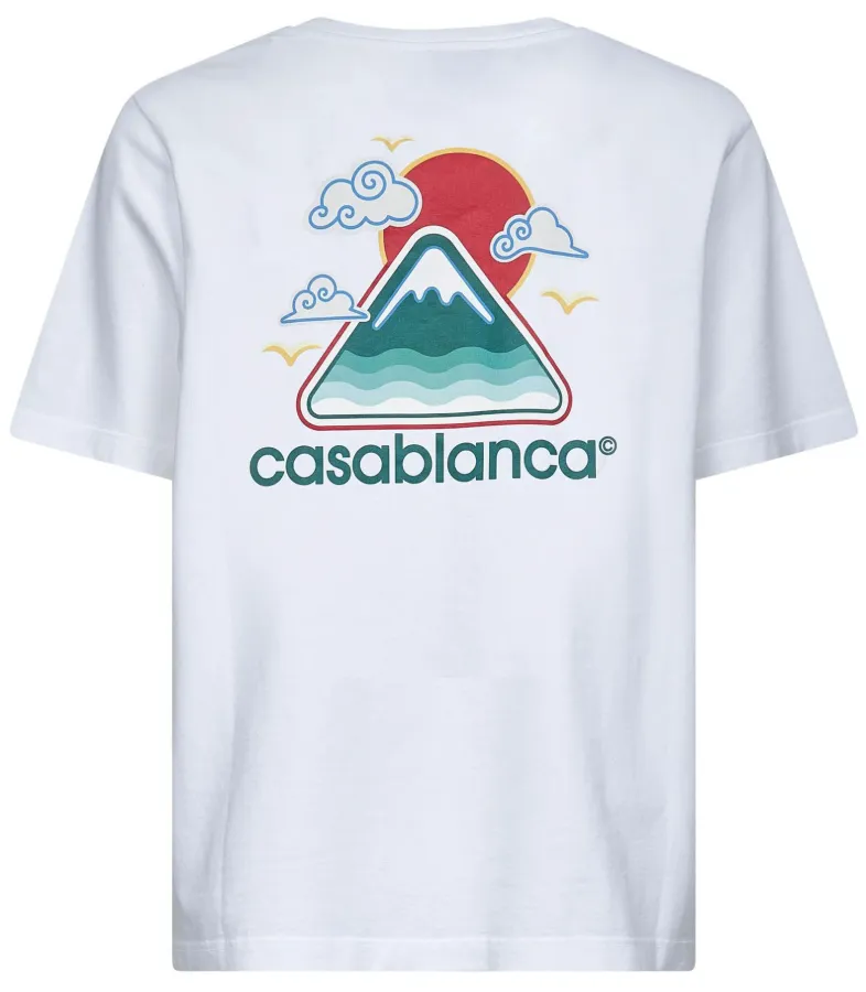 Casablanca Man T-Shirt Montagne Ondulée White sold by Siebentaschen product image thumbnail 2