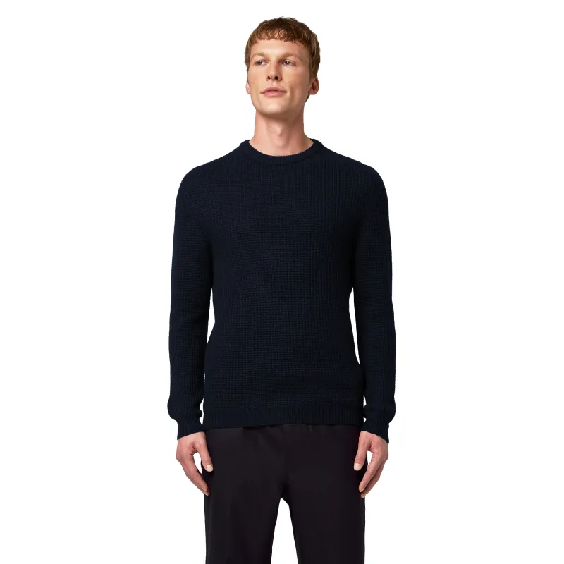 Alpha Studio Man Knit Crew Neck Punto Integrale Blue made by Siebentaschen