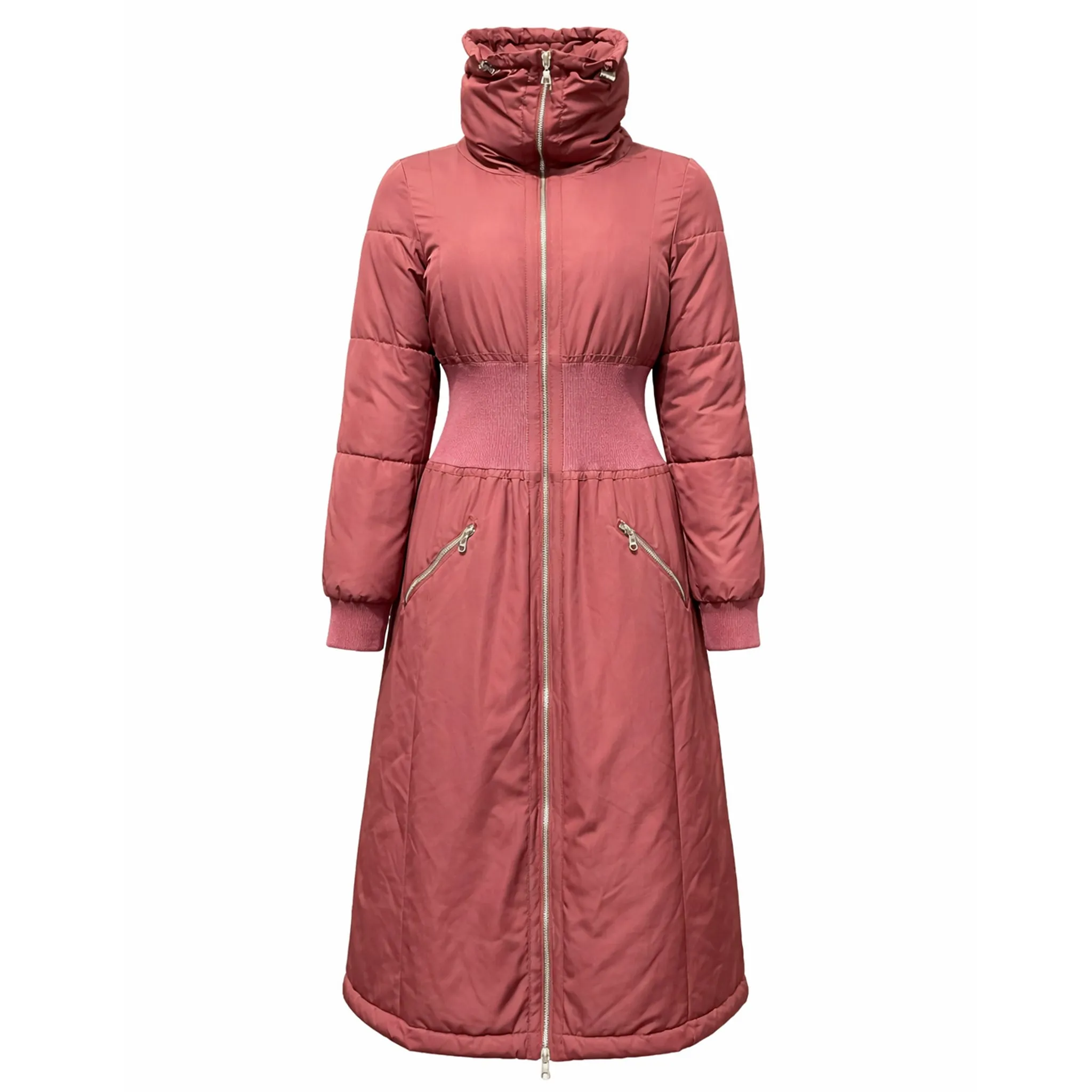 Patrizia Pepe Woman Down Jacket Long Red sold by Siebentaschen