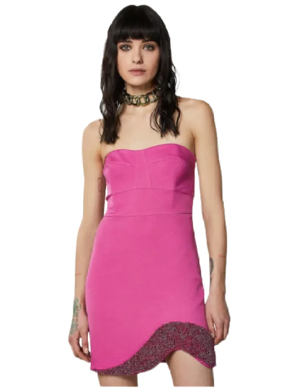 abito fucsia made by Patrizia Pepe