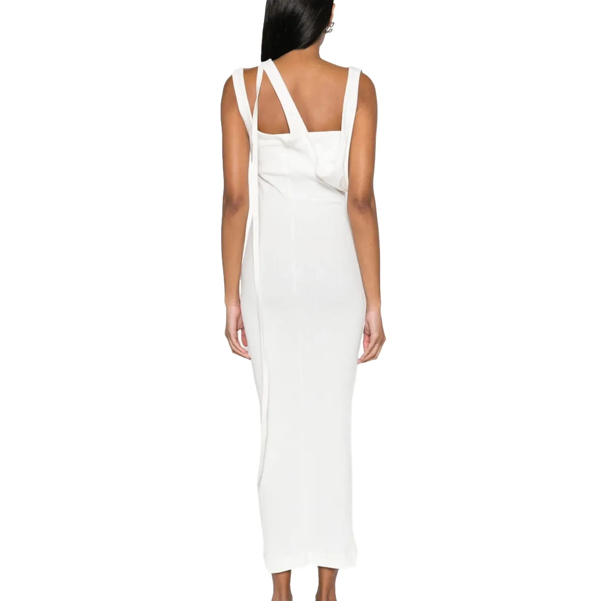 The Attico Woman Dress Asimmetrico White sold by Siebentaschen product image thumbnail 3