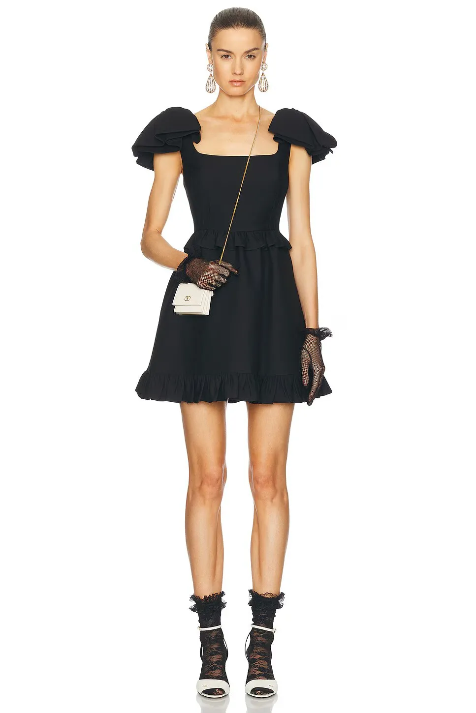Valentino Garavani Woman Dress Crepe Couture Black sold by Siebentaschen