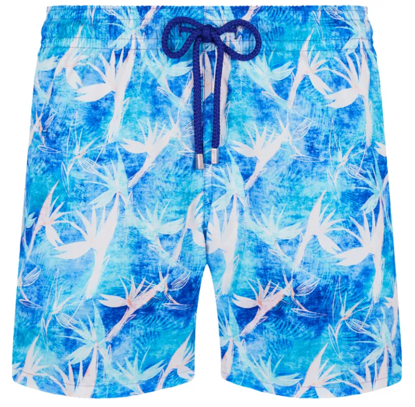 Vilebrequin Man Swim Trunks Paradise Vintage Swimwear Blue made by Vilebrequin