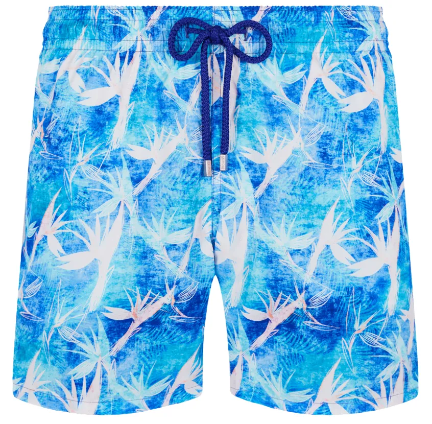 Vilebrequin Man Swim Trunks Paradise Vintage Swimwear Blue sold by Siebentaschen