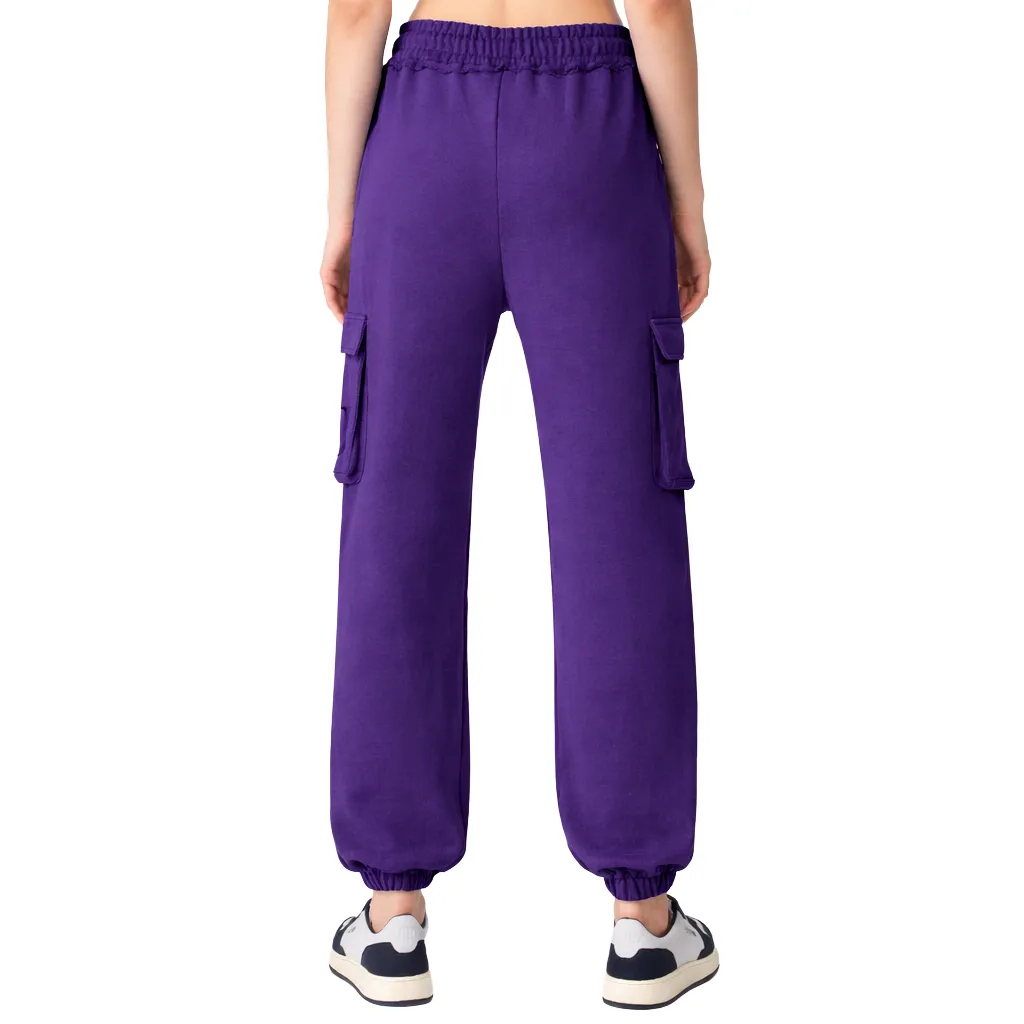 Comme Des Fuckdown Woman Trousers Cargo Purple sold by Siebentaschen product image thumbnail 2