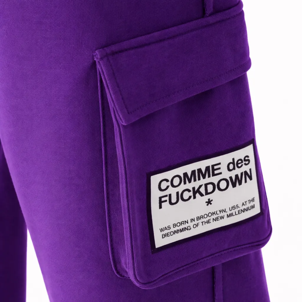 Comme Des Fuckdown Woman Trousers Cargo Purple sold by Siebentaschen product image thumbnail 3