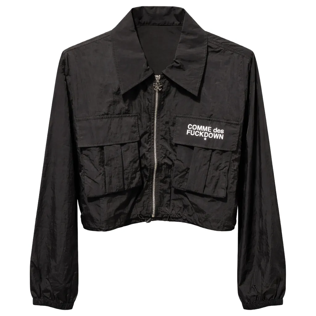Comme Des Fuckdown Woman Bomber Black sold by Siebentaschen