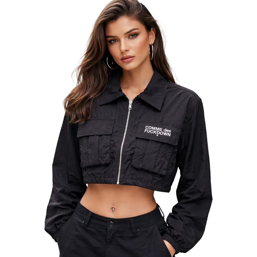 Comme Des Fuckdown Woman Bomber Black sold by Siebentaschen product image thumbnail 2