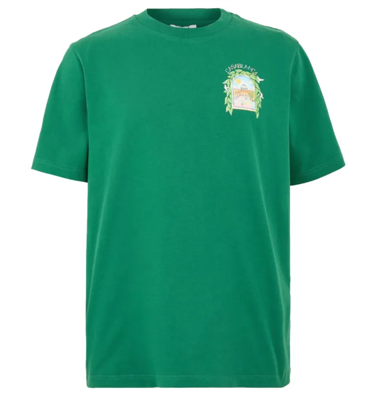 printed t-shirt l'arch de tennis made by Casablanca