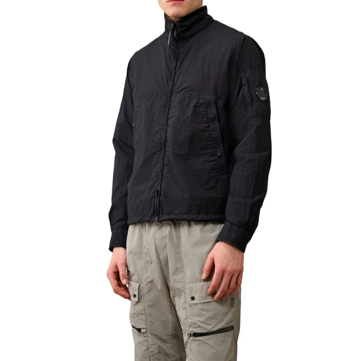 C.P. Company Man Jacket Overshirt Taylon Black sold by Siebentaschen