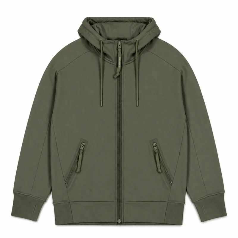 C.P. Company Man Sweatshirt Goggles Green made by C.P. Company