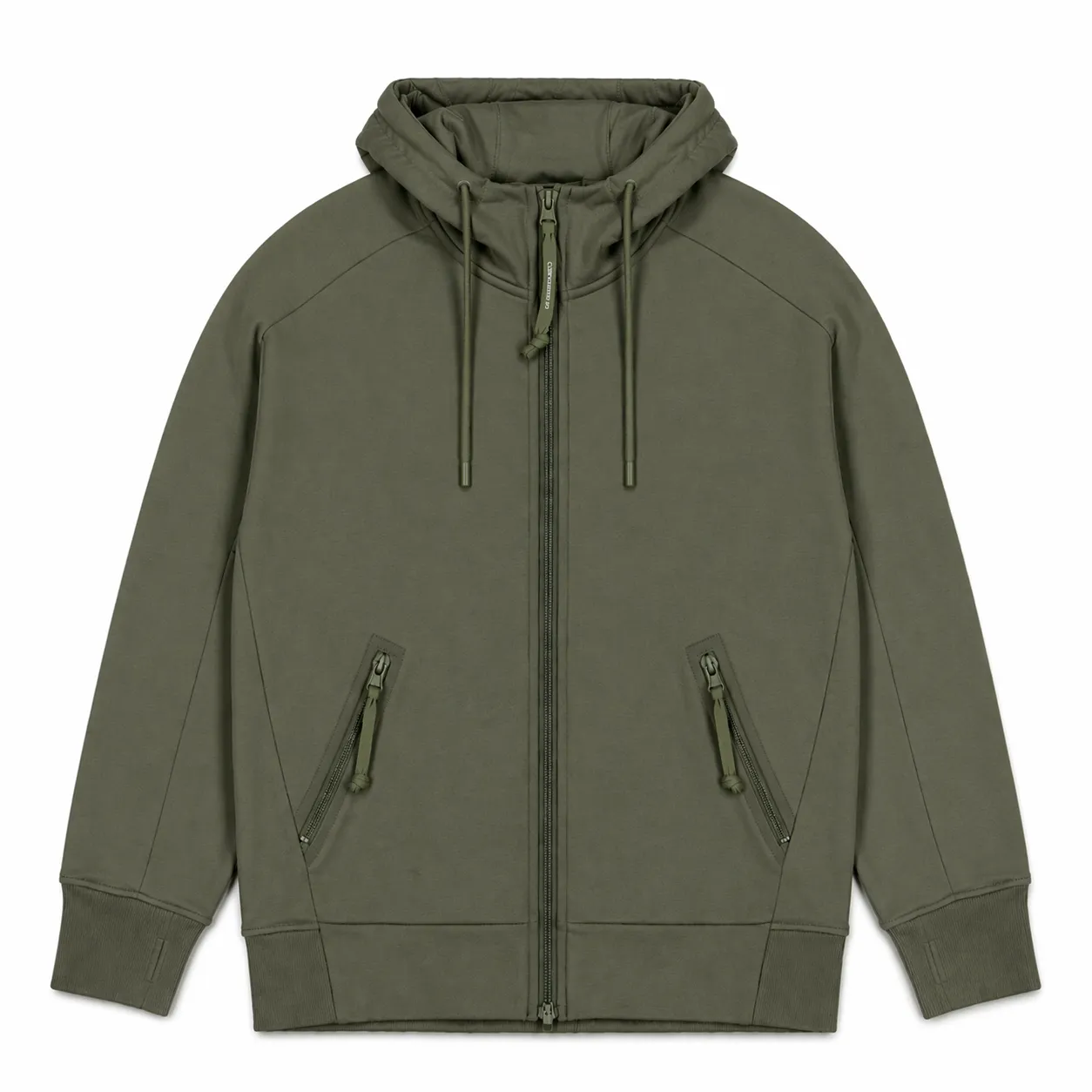 C.P. Company Man Sweatshirt Goggles Green sold by Siebentaschen