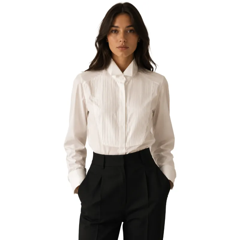Dolce & Gabbana Woman Shirt Smoking White made by Dolce & Gabanna