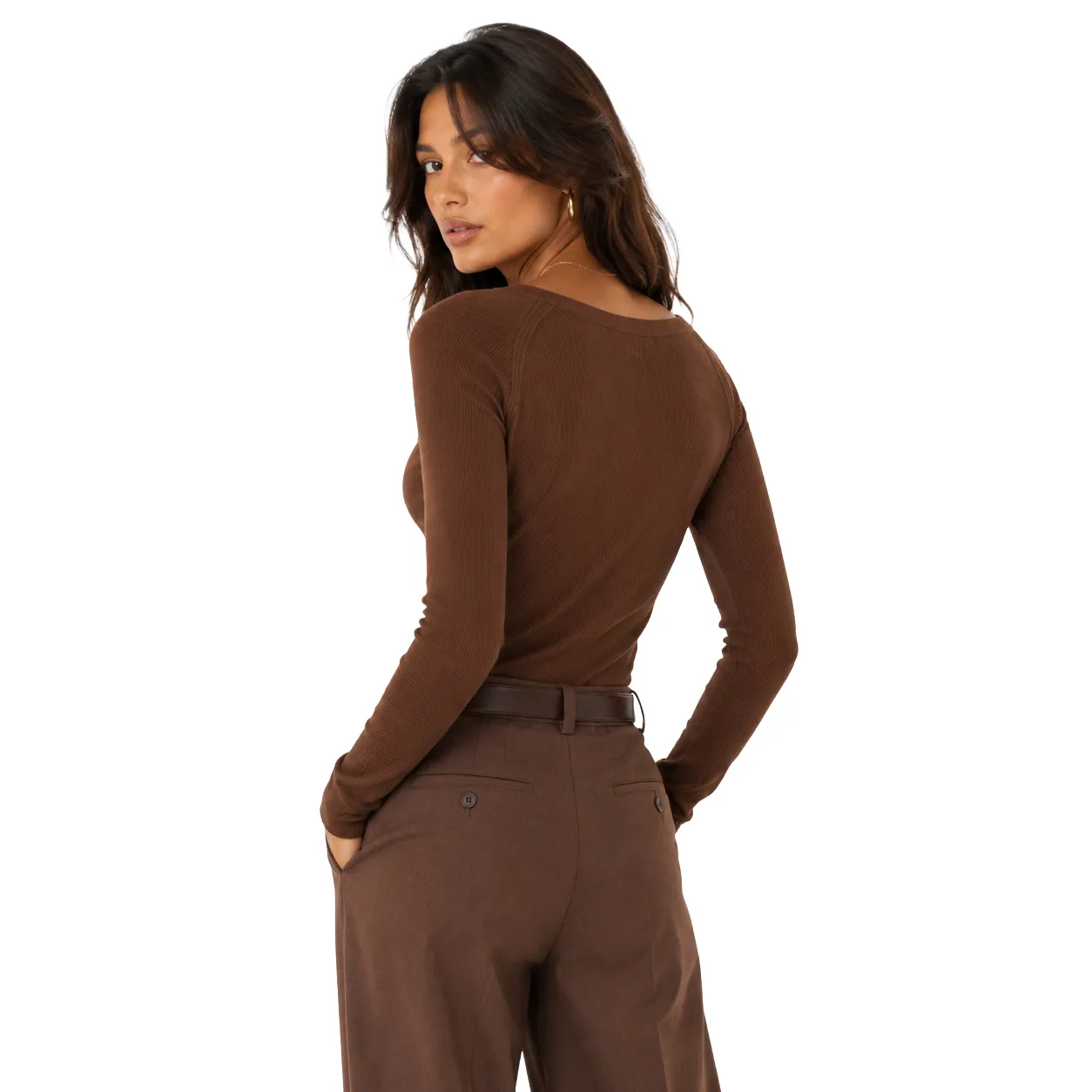 Dolce & Gabbana Woman Knit Sleeve Long Brown sold by Siebentaschen product image thumbnail 2