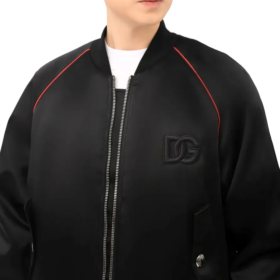Dolce & Gabbana Man Bomber Satin Black sold by Siebentaschen product image thumbnail 3