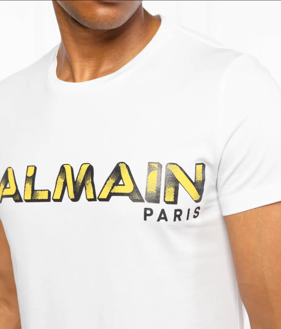 Balmain Man T-Shirt Print Comic White sold by Siebentaschen product image thumbnail 4