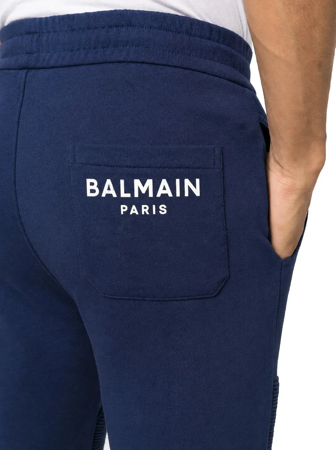 Balmain Man Trousers Jogging Blue sold by Siebentaschen product image thumbnail 4