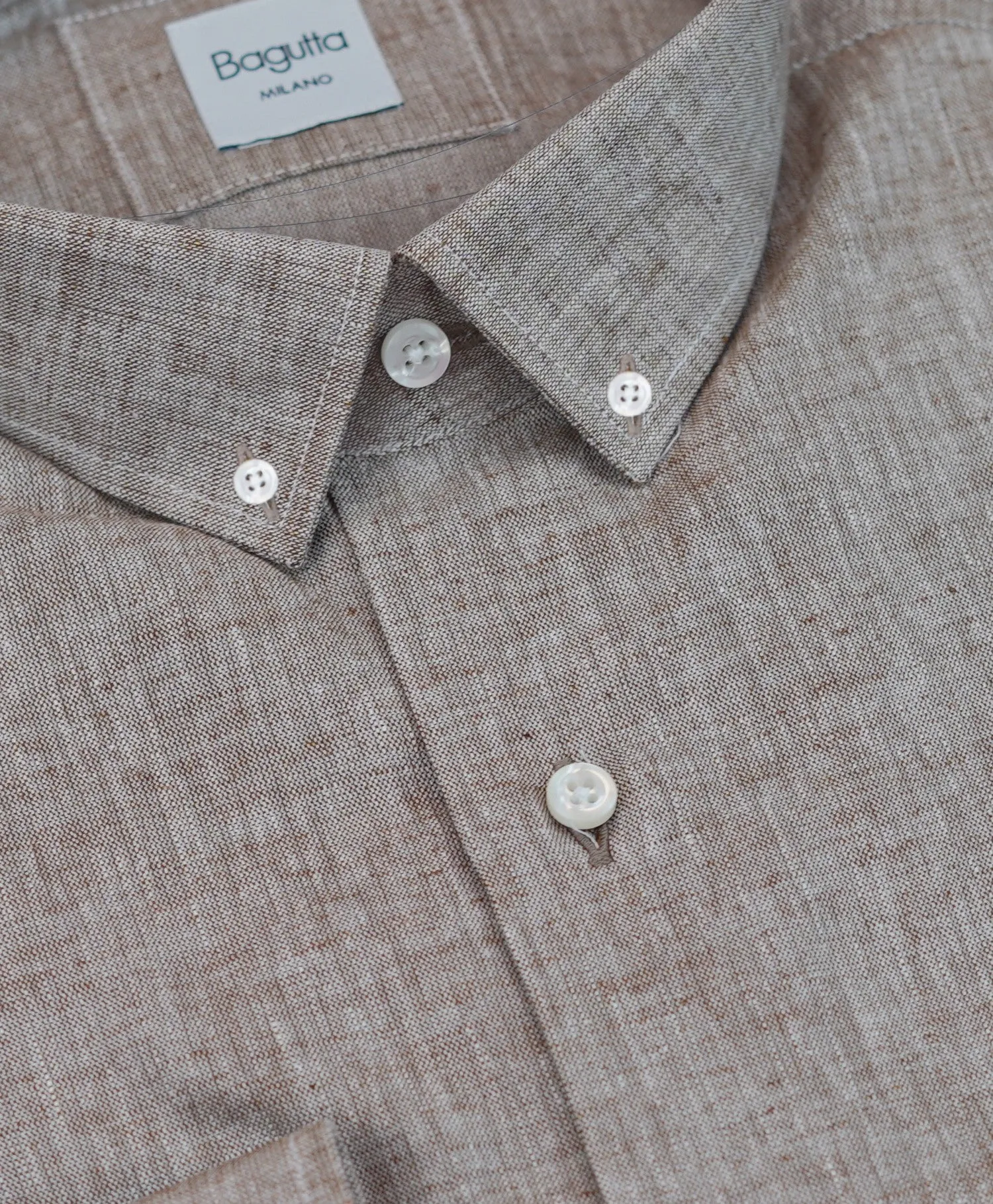 camicia button down beige sold by Siebentaschen product image thumbnail 2