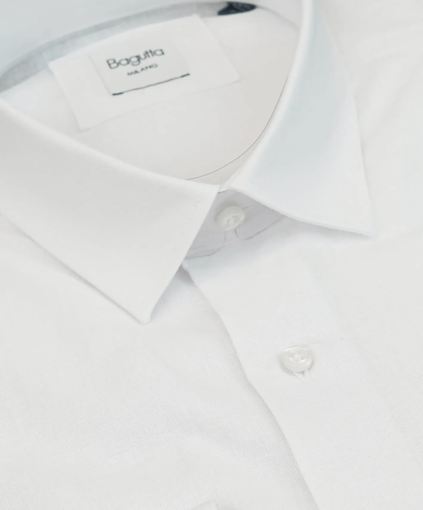 Bagutta Man Shirt Neck Gani White sold by Siebentaschen product image thumbnail 2