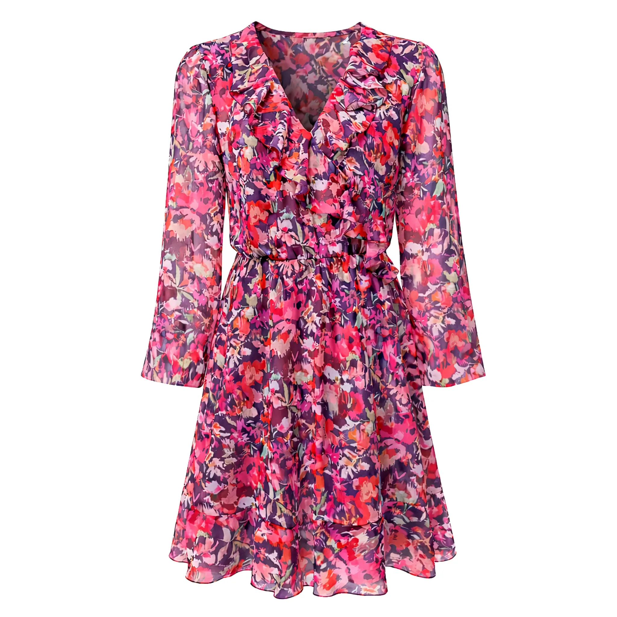 Patrizia Pepe Woman Dress Floral Multicolor sold by Siebentaschen