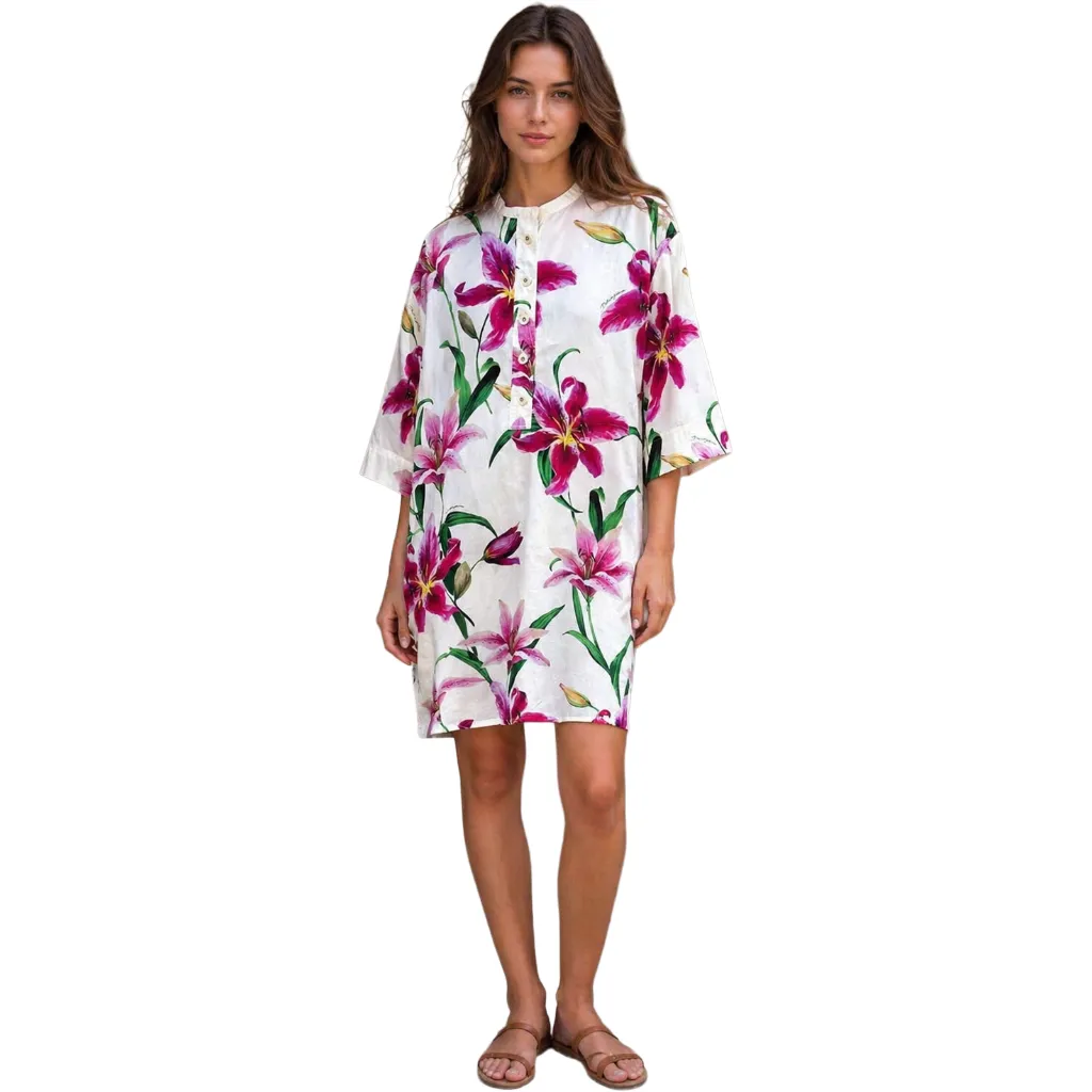 Dolce & Gabbana Woman Dress Patterned Floral White sold by Siebentaschen