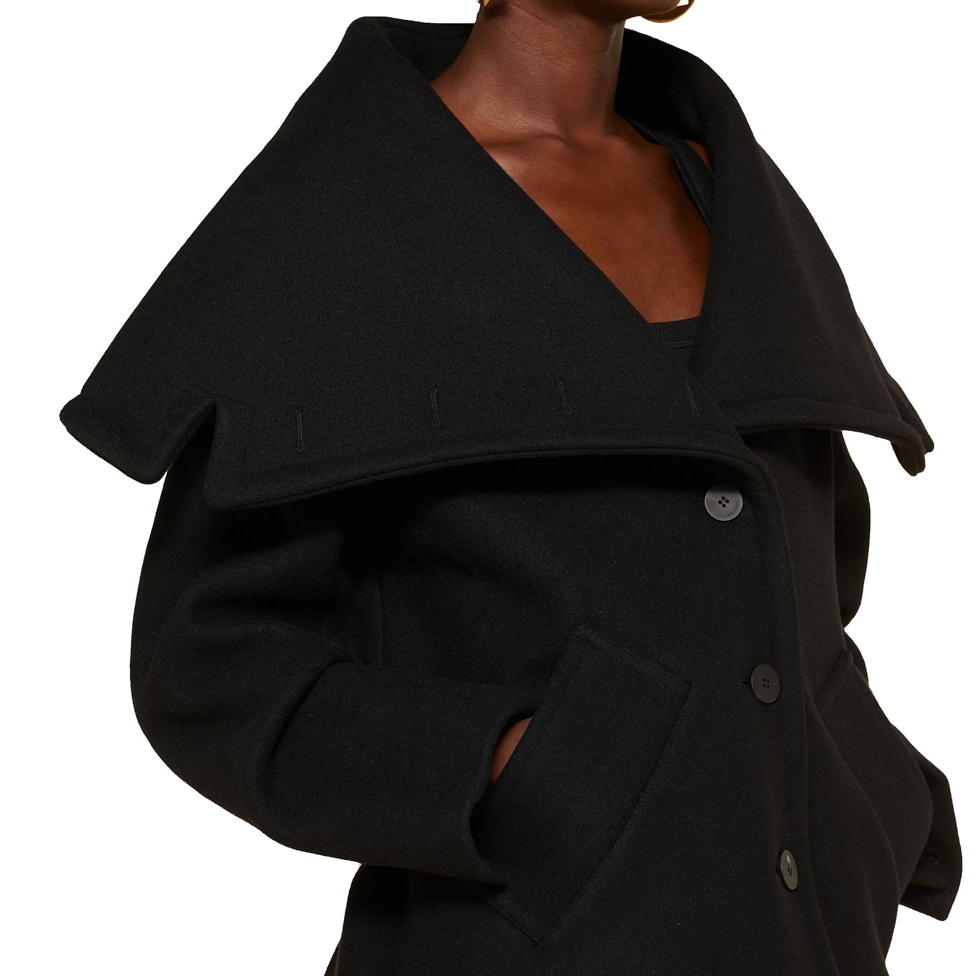 Jacquemus Le Caban Caruso Draped-collar Jacket sold by Siebentaschen product image thumbnail 4
